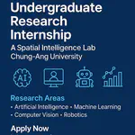 중앙대학교 공간 지능 연구실 학부생 연구 인턴 모집!! (Undergraduate Research Internship @ Spatial Intelligence Lab, CAU)